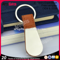 Classy branded leather valet keychains for men